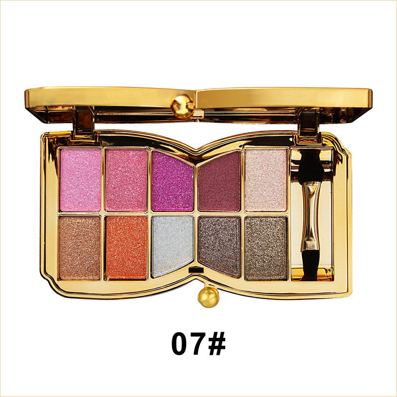 lusailstore | 10 Colors Sparkle Shimmer Eyeshadow Palette