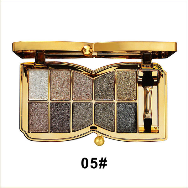 lusailstore | 10 Colors Sparkle Shimmer Eyeshadow Palette