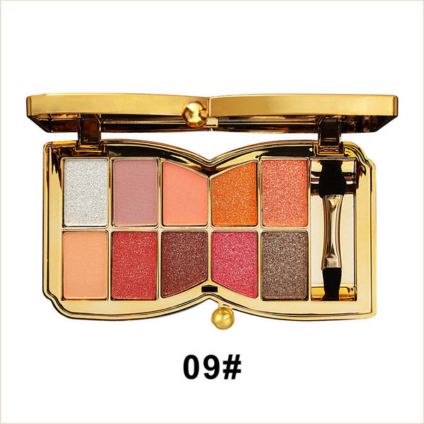 lusailstore | 10 Colors Sparkle Shimmer Eyeshadow Palette