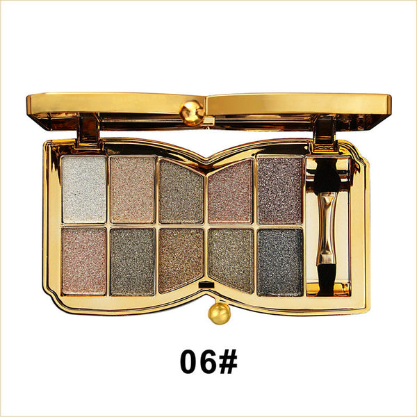 lusailstore | 10 Colors Sparkle Shimmer Eyeshadow Palette