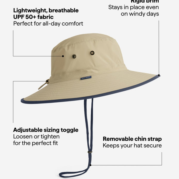 Traveller Broad Brim Sun Hat UPF 50+