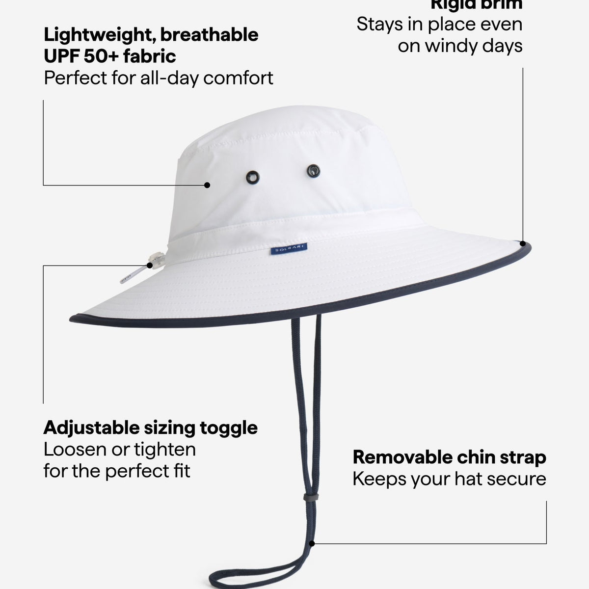 Traveller Broad Brim Sun Hat UPF 50+