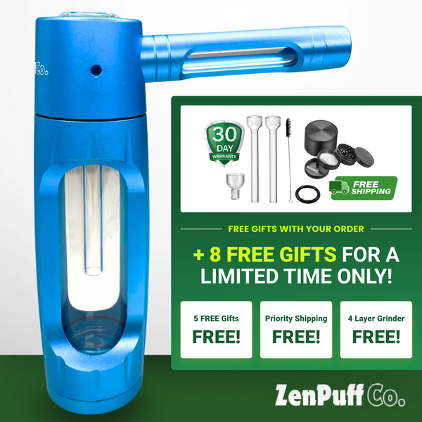 ZenPuff Premium Water Bottle Keeps Drinks Pure Everywhere