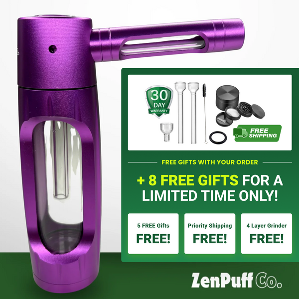 ZenPuff Premium Water Bottle Keeps Drinks Pure Everywhere