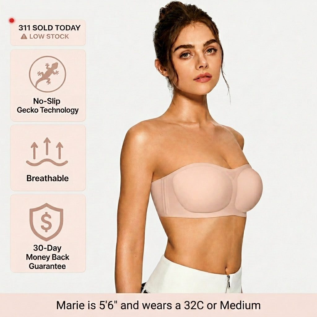 LiftLuxe™ Strapless Push-Up Bra