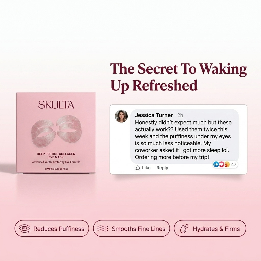 Peptiluxe™ Collagen-Infused Eye Renewal Mask