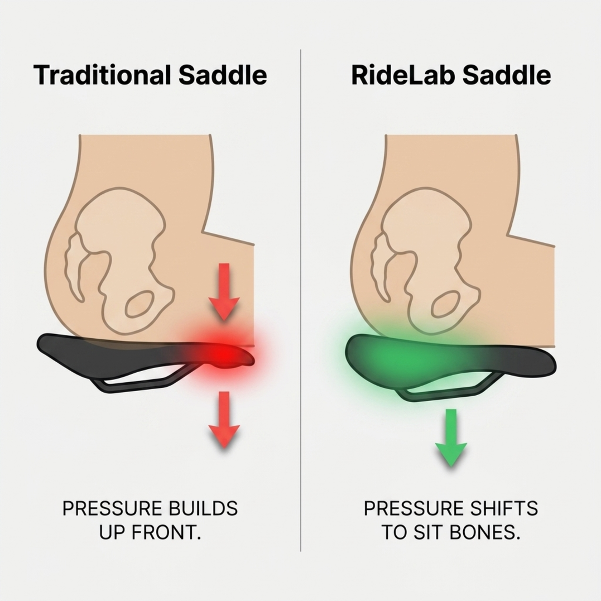 RideLab Bike Saddle Ends Numbness for Comfortable Rides