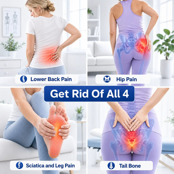 PostureNest™ Ergonomic Full-Back Support Seat Cushion