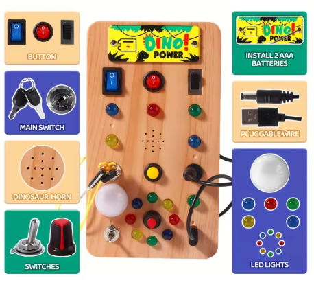 BrightMind LED Busy Board- TheFamilysplace™