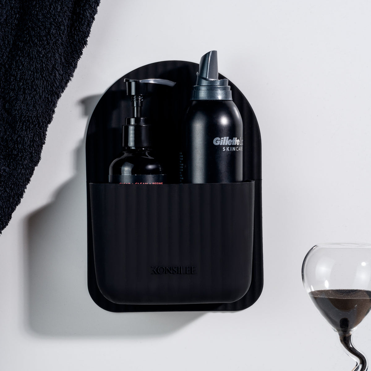 AquaNest™ Minimalist Silicone Shower Caddy
