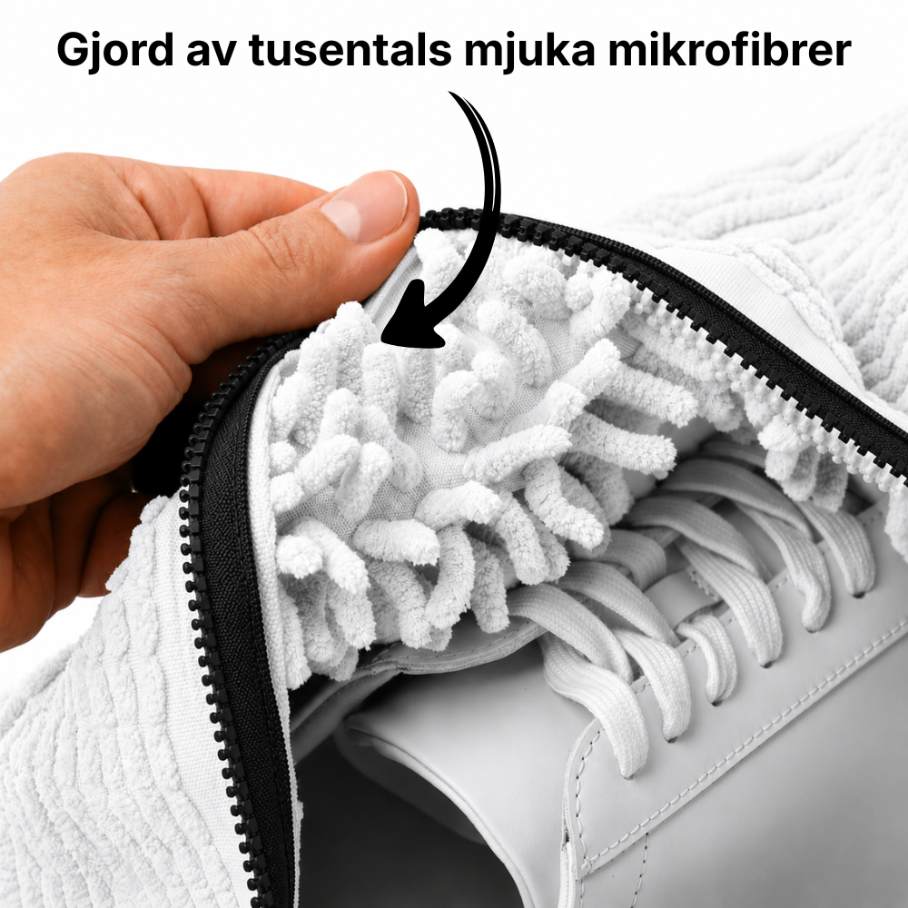 Get clean shoes in just 30 minutes straight from the washing machine