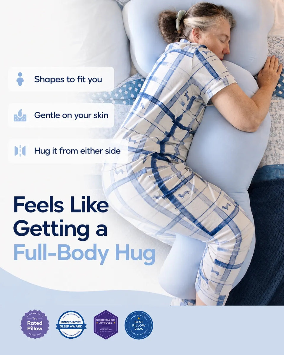 Snuggi Body Align Pillow – Full-Body Support for Better Sleep