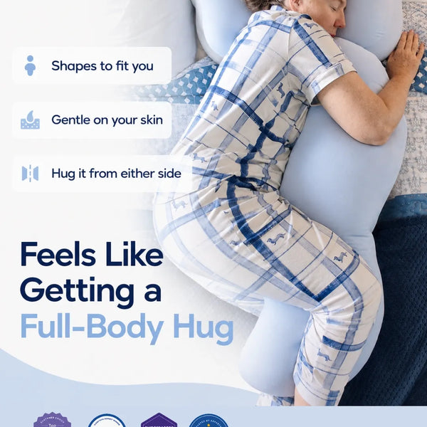 Snuggi Body Align Pillow – Full-Body Support for Better Sleep