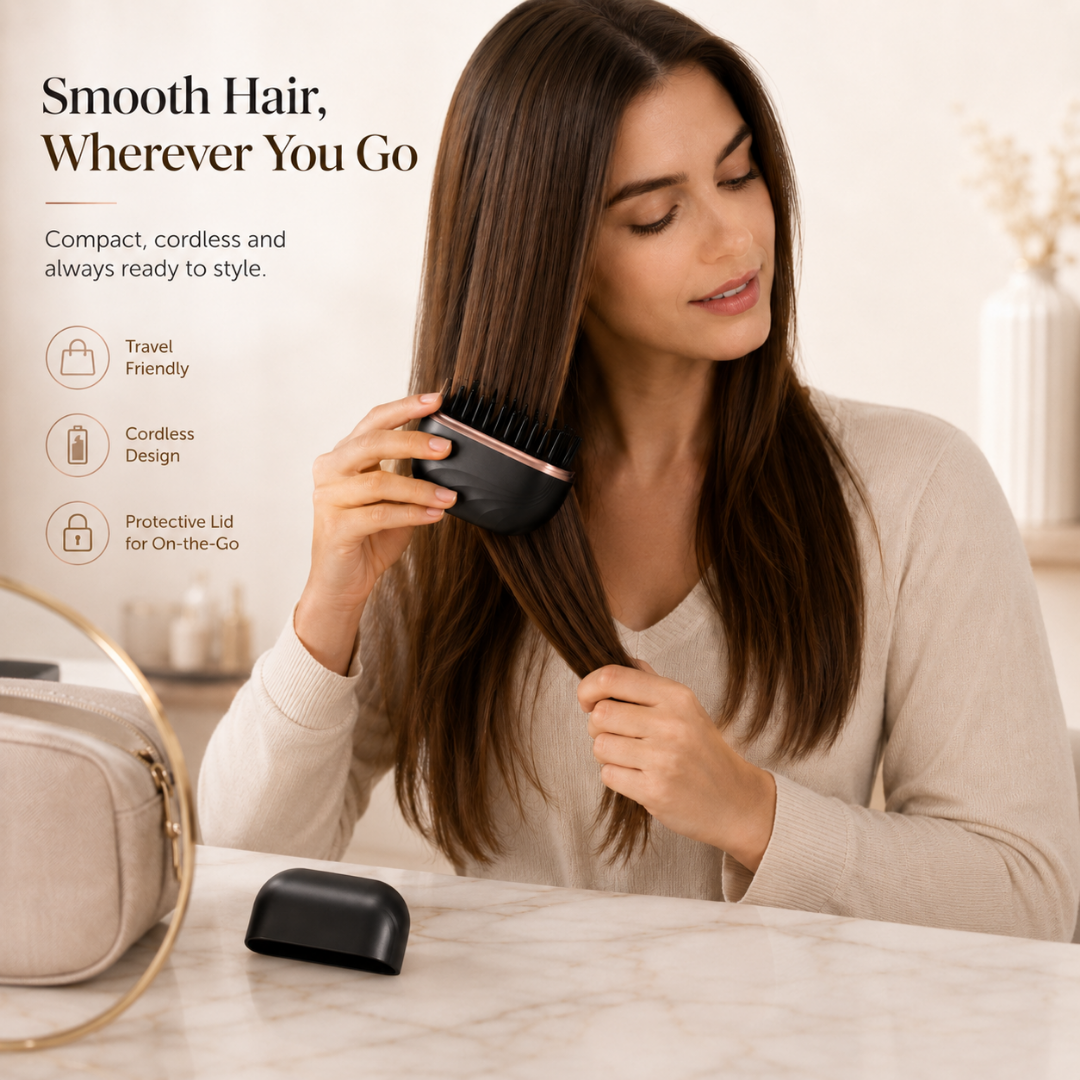 SilkGlide™ Cordless Straightening Brush
