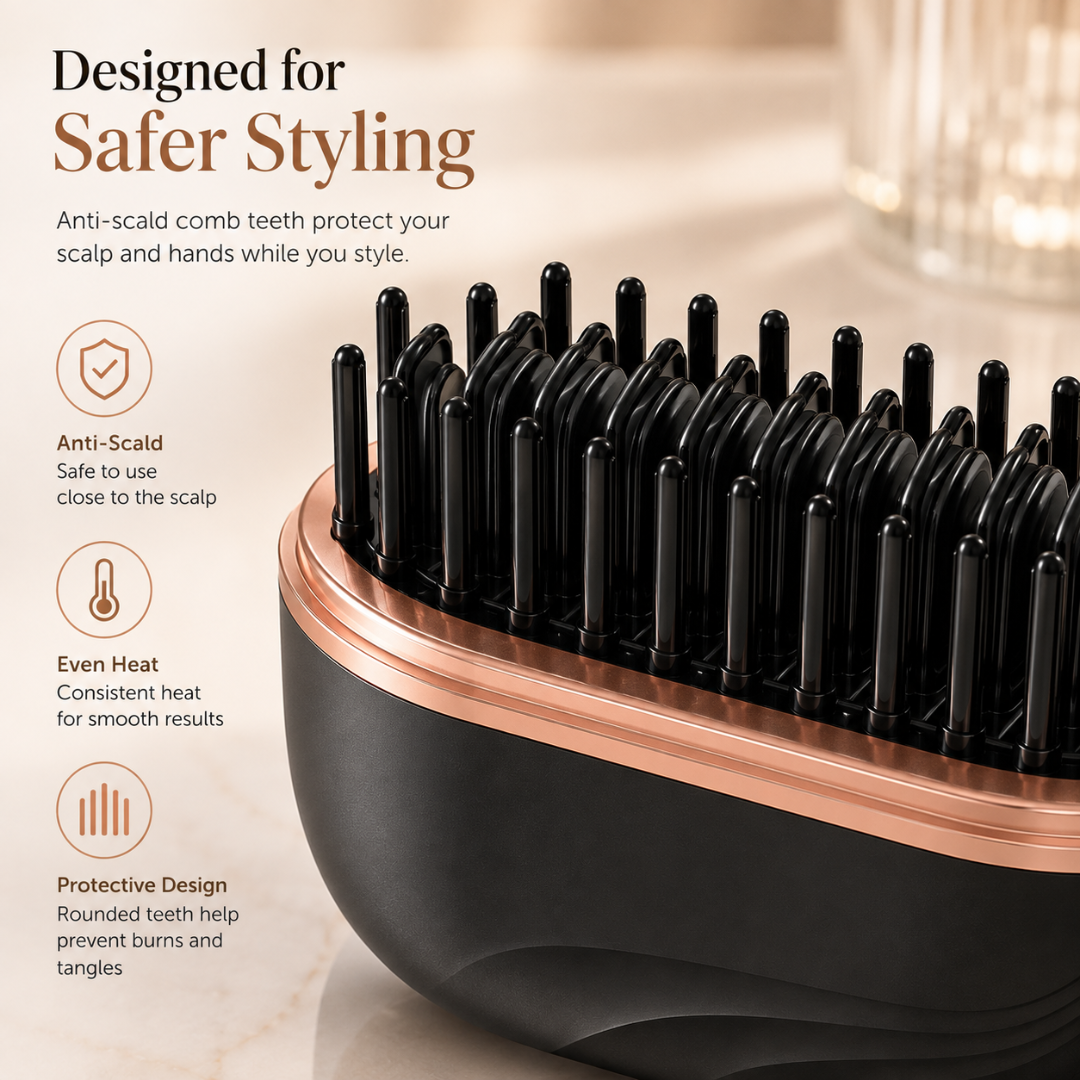 SilkGlide™ Cordless Straightening Brush