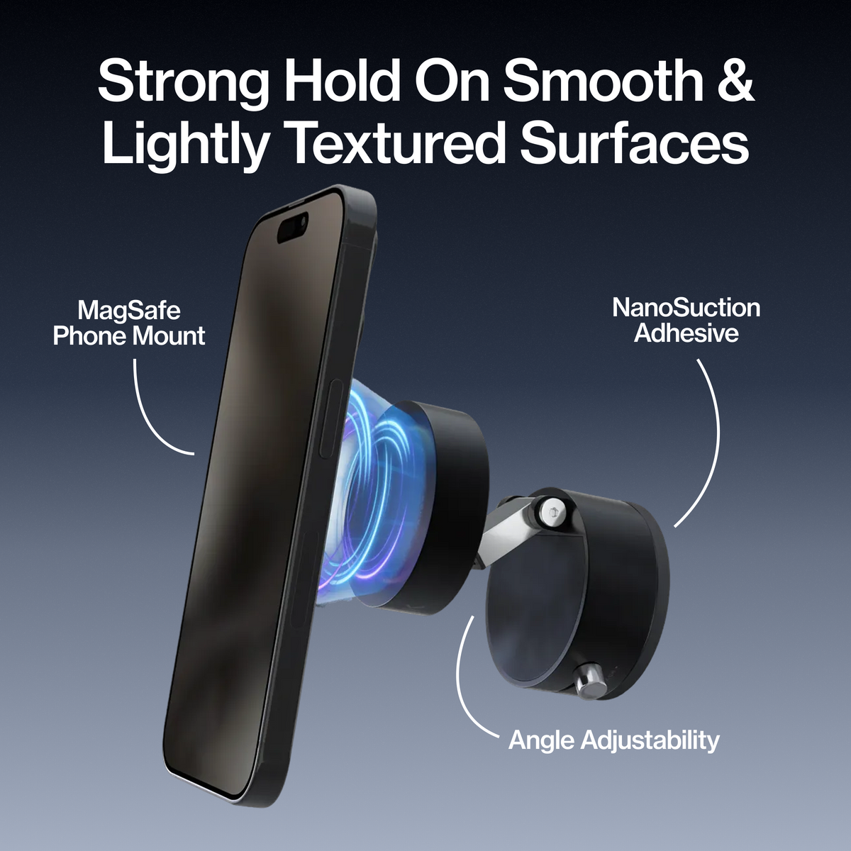 MagnaFlex™ 360° Detachable Magnetic Phone Mount