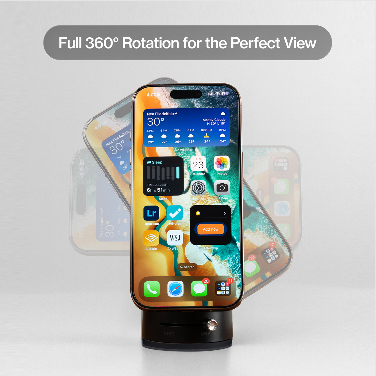 MagnaFlex™ 360° Detachable Magnetic Phone Mount