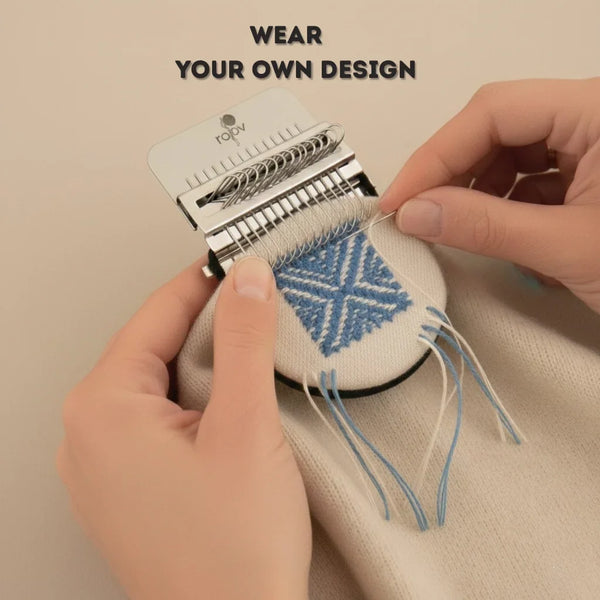 KnitCraft™ Wooden Mending & Weaving Kit