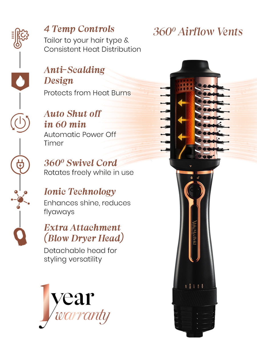 Voluméra™ 3-in-1 Hot Air Styling Brush