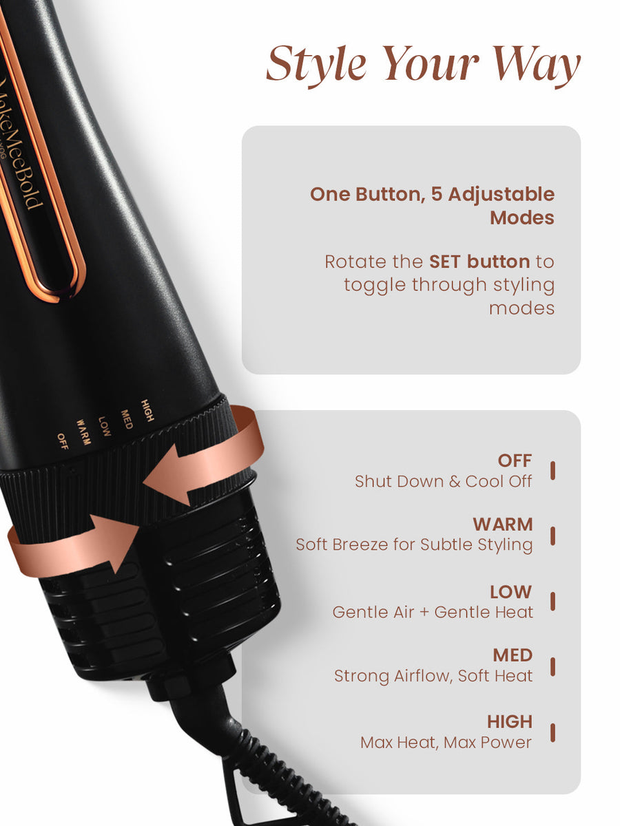 Voluméra™ 3-in-1 Hot Air Styling Brush