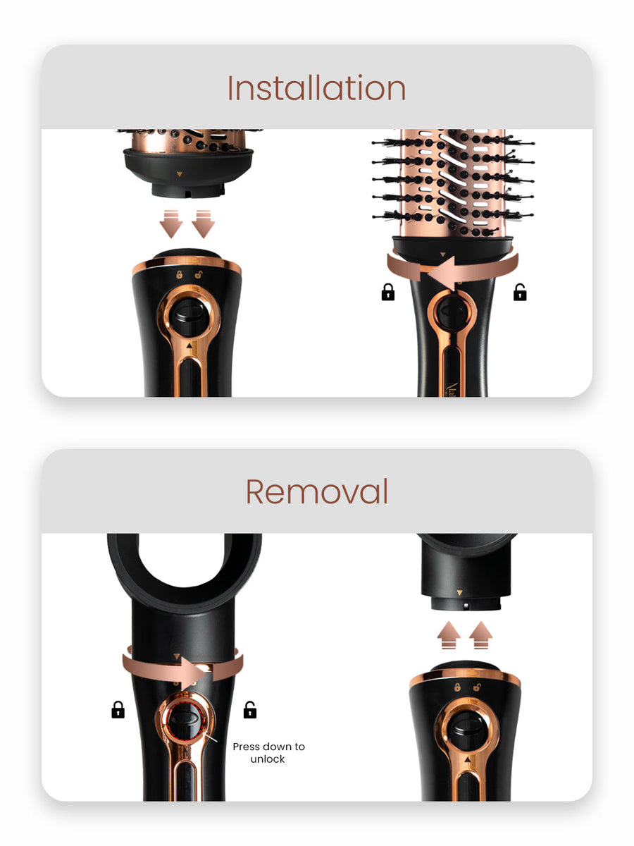 Voluméra™ 3-in-1 Hot Air Styling Brush
