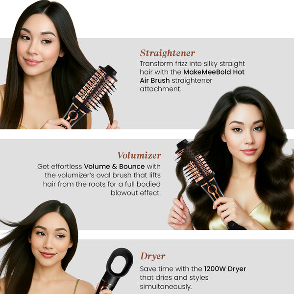 Voluméra™ 3-in-1 Hot Air Styling Brush