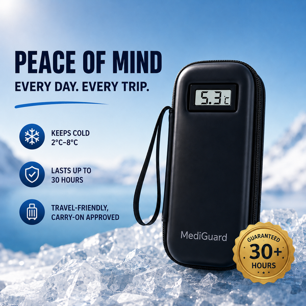 MediGuard Travel Cooling Case Keeps Medication Safe Always