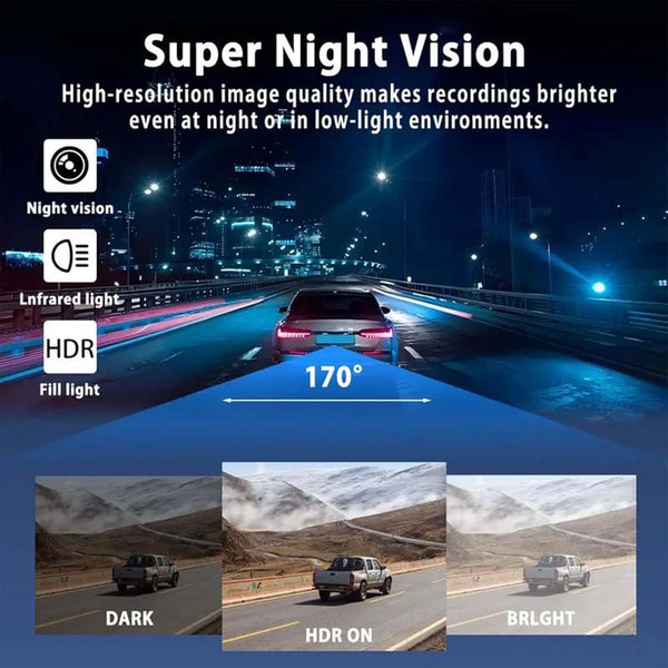 Full View Dashcam System Captures Every Driving Angle