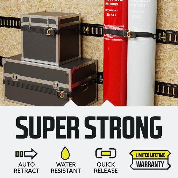 CargoClutch™ - Secure Heavy Loads Fast with Tangle-Free Automatic Straps