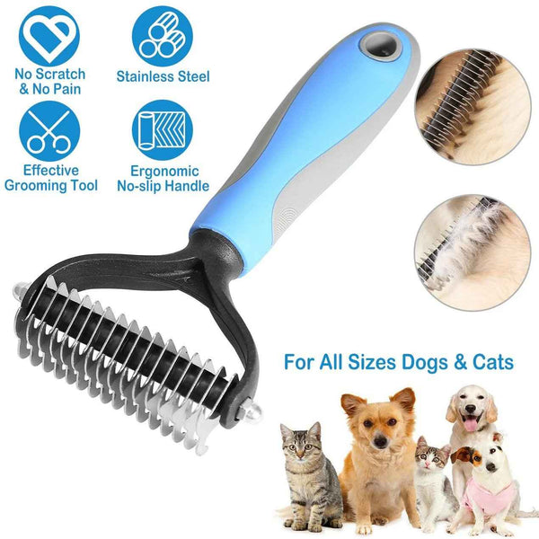 1+1 Free | Professional Pet Grooming Tool Removes Mats and Shedding