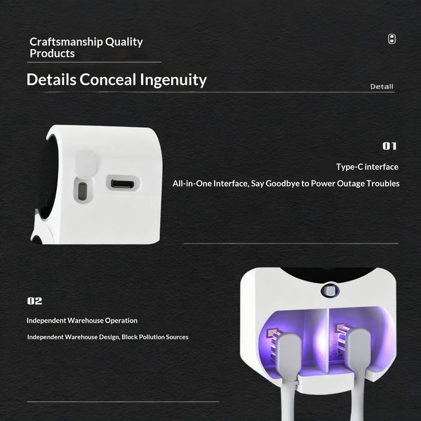 Dual Automatic Toothbrush Sterilizer