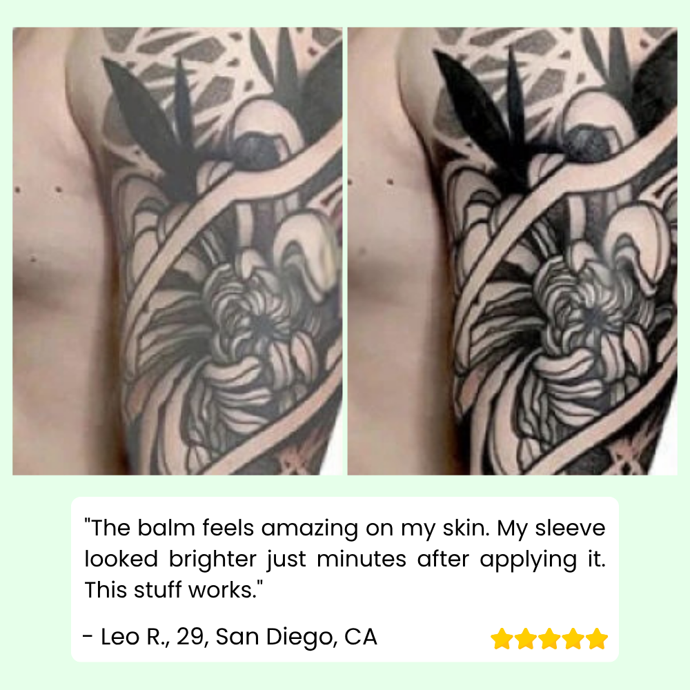 DuraInk™ - Keep Tattoos Vibrant and Skin Smooth Every Day