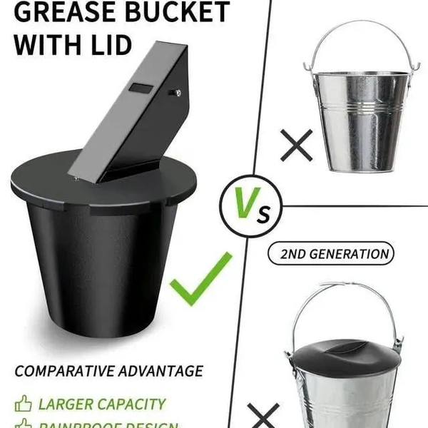 Summer Hot Sale ✨ Grease Bucket with Lid