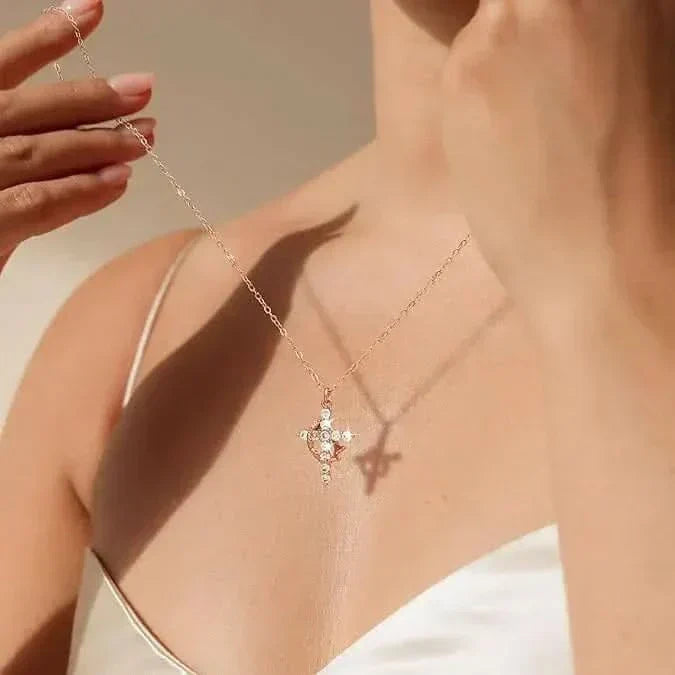 Crown and Cross Necklace