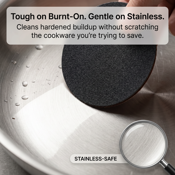 Swoova Stainless Steel Sponge – Restore Shine Without Chemicals Fast