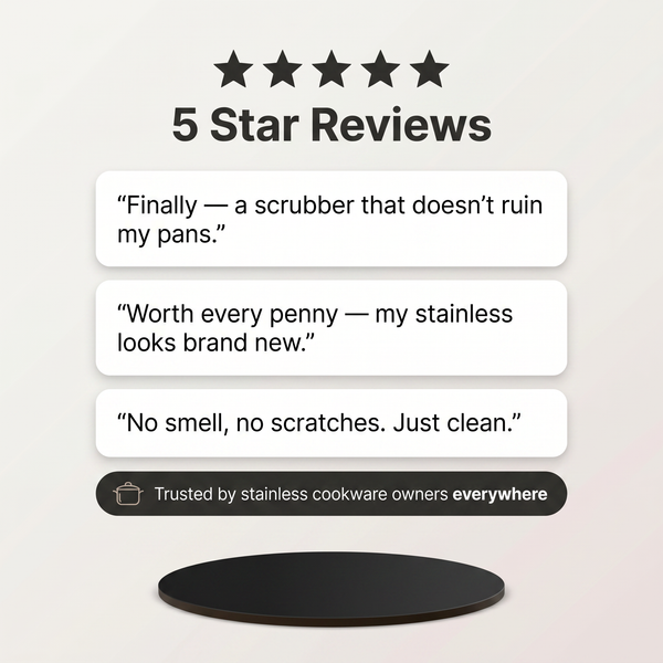 Swoova Stainless Steel Sponge – Restore Shine Without Chemicals Fast