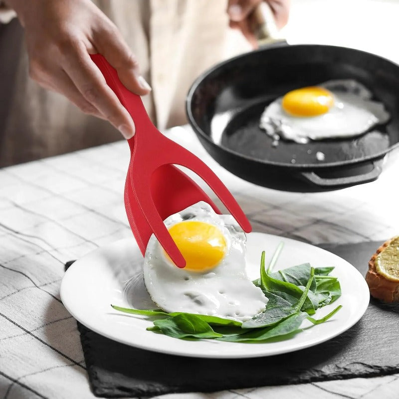FlexiGrip™ - Flip and Lift Food Easily Without Damaging Pans