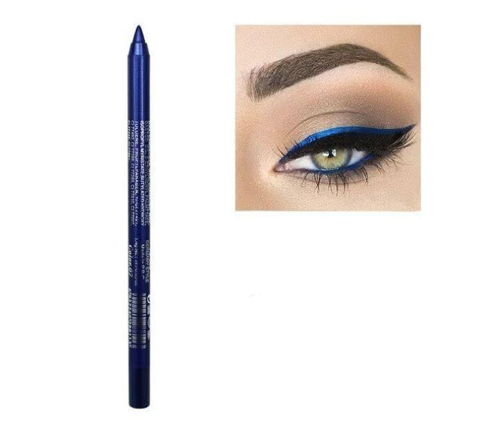 WaterproofEyeliner | Long-lasting, waterproof eye and lipstick, 12-piece set