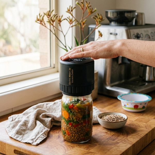 JarSeal™ Cordless Mason Jar Vacuum Sealer
