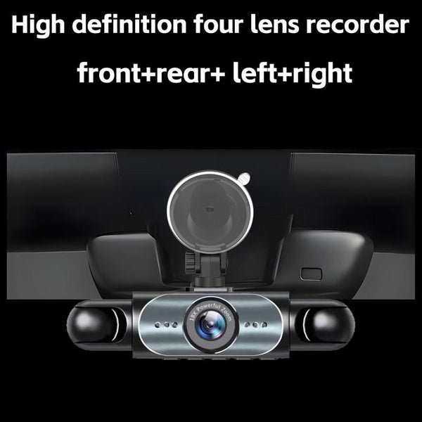 Full View Dashcam System Captures Every Driving Angle