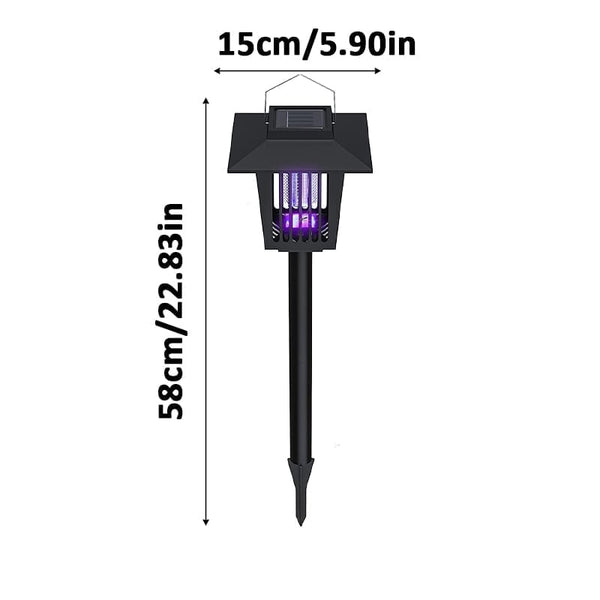 2-in-1 Solar Bug Zapper & Garden Light