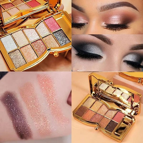 lusailstore | 10 Colors Sparkle Shimmer Eyeshadow Palette