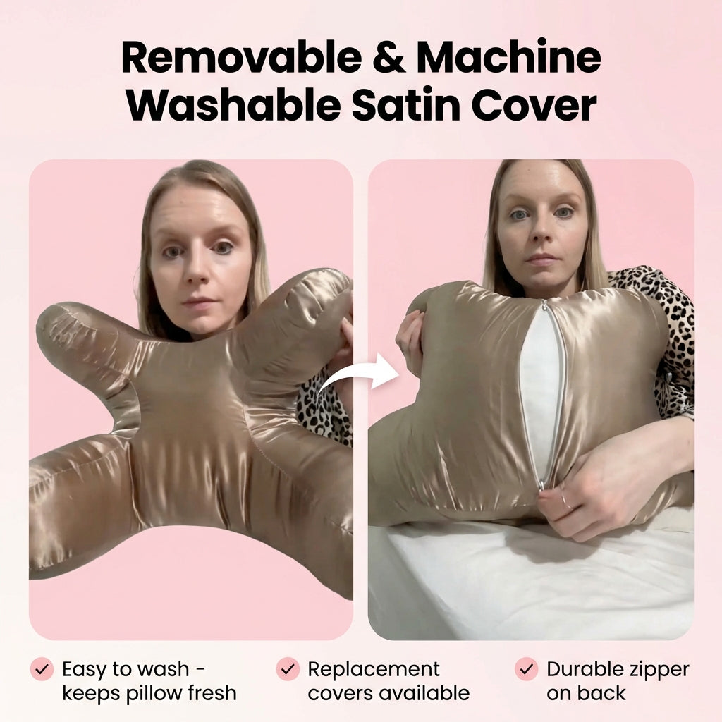 Anti Wrinkle Pillow + Pillowcase