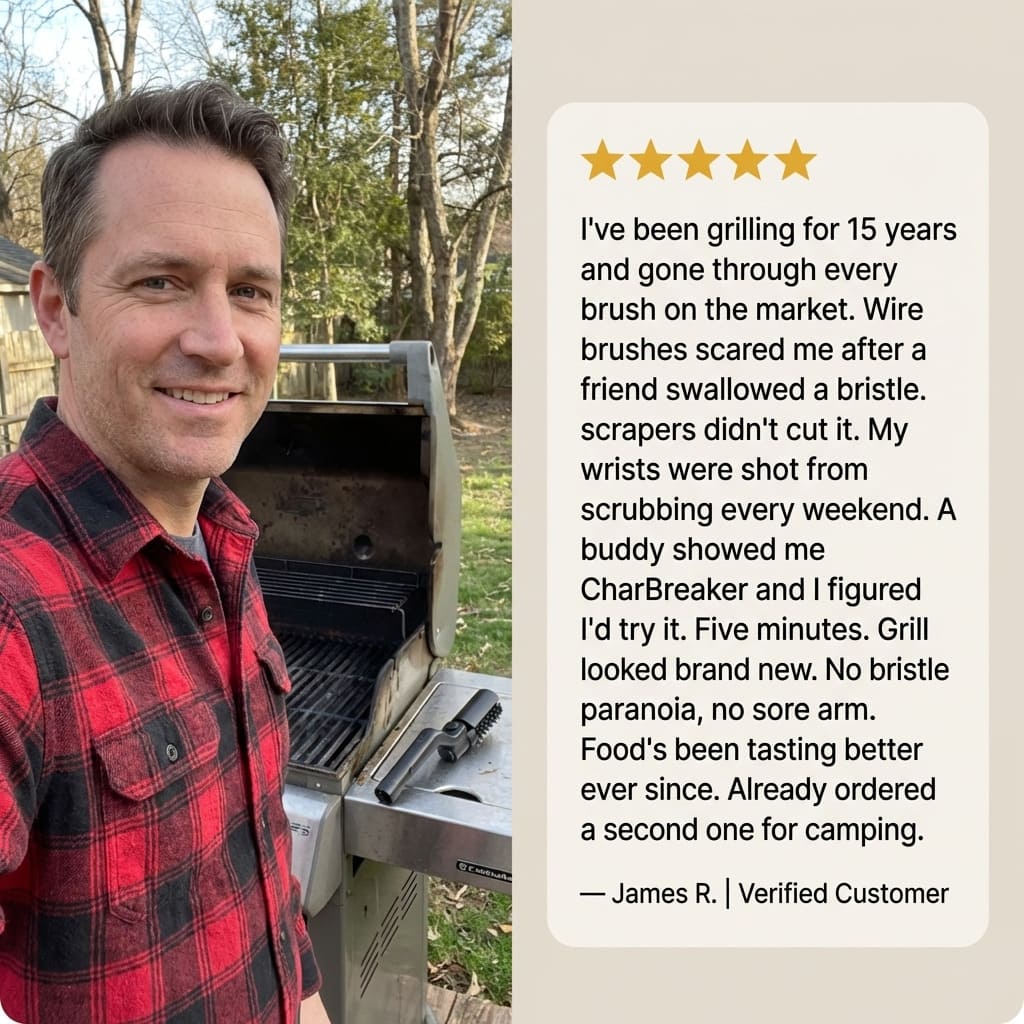 GrillForce™ Turbo Cleaning Brush