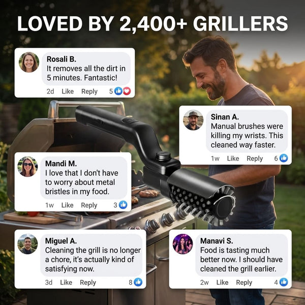 GrillForce™ Turbo Cleaning Brush