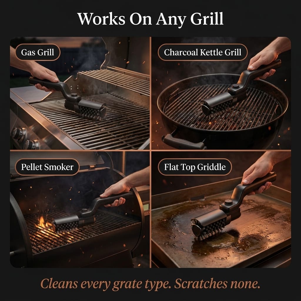 GrillForce™ Turbo Cleaning Brush