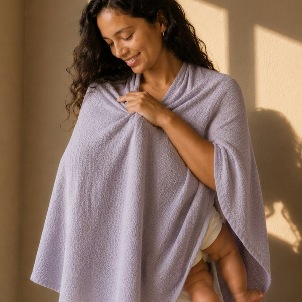 Pure Cotton Nursing Cover Ensures Comfortable Private Feeding