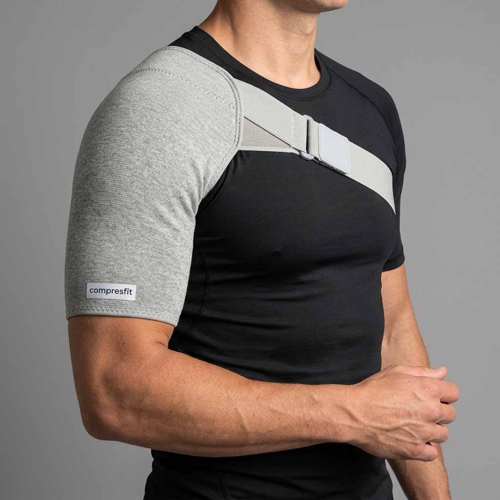 Premium Bamboo Shoulder Brace – Comfortable Support for Lasting Relief