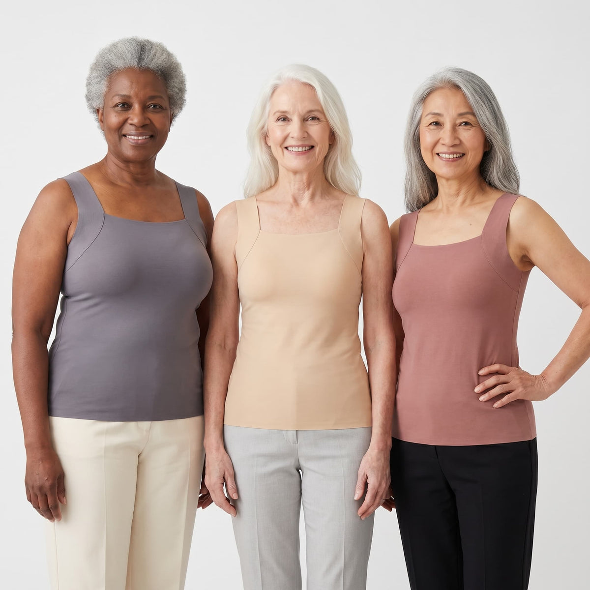 Band-Free Cup Support Tank – Wire-Free Lift With All-Day Comfort
