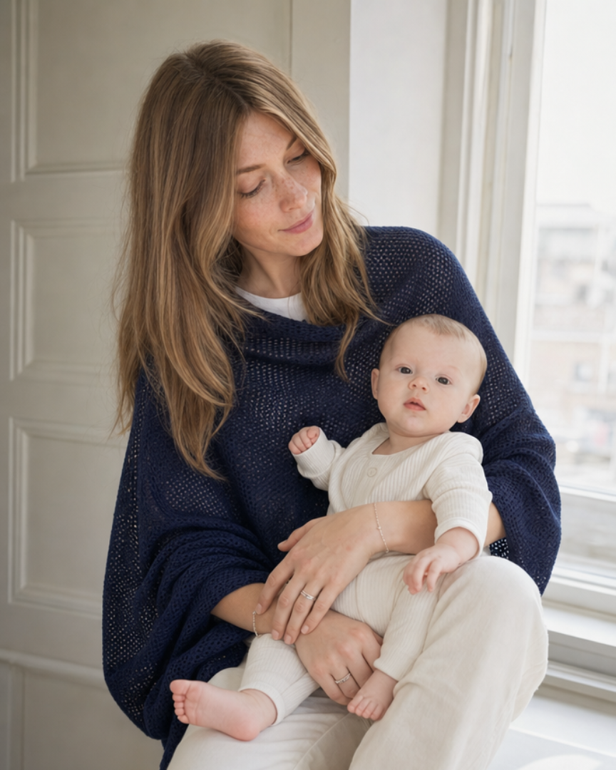 Pure Cotton Nursing Cover Ensures Comfortable Private Feeding